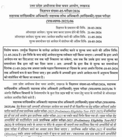 UPSSSC ASO ARO Recruitment 2026