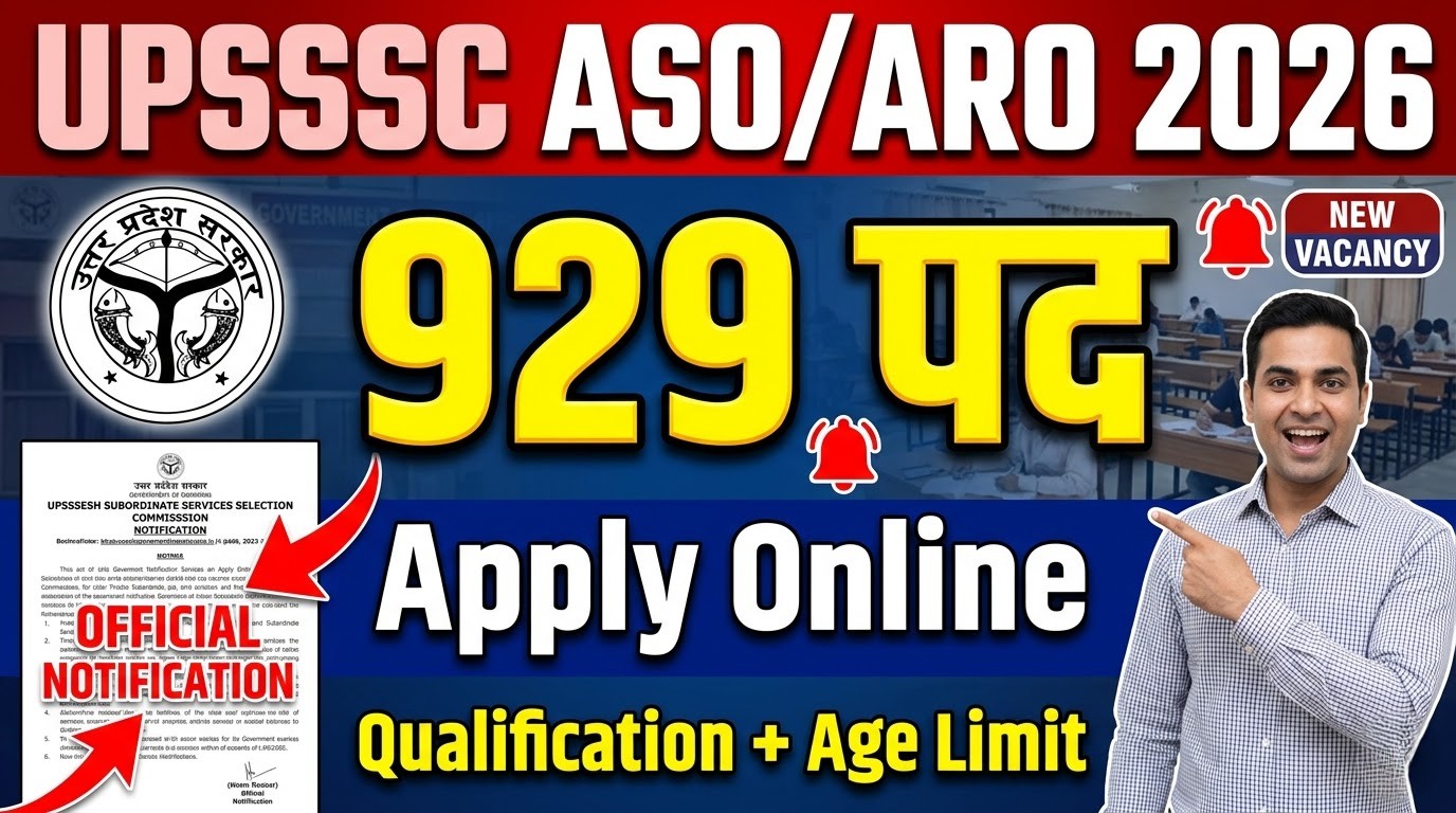 UPSSSC ASO/ARO Recruitment 2026
