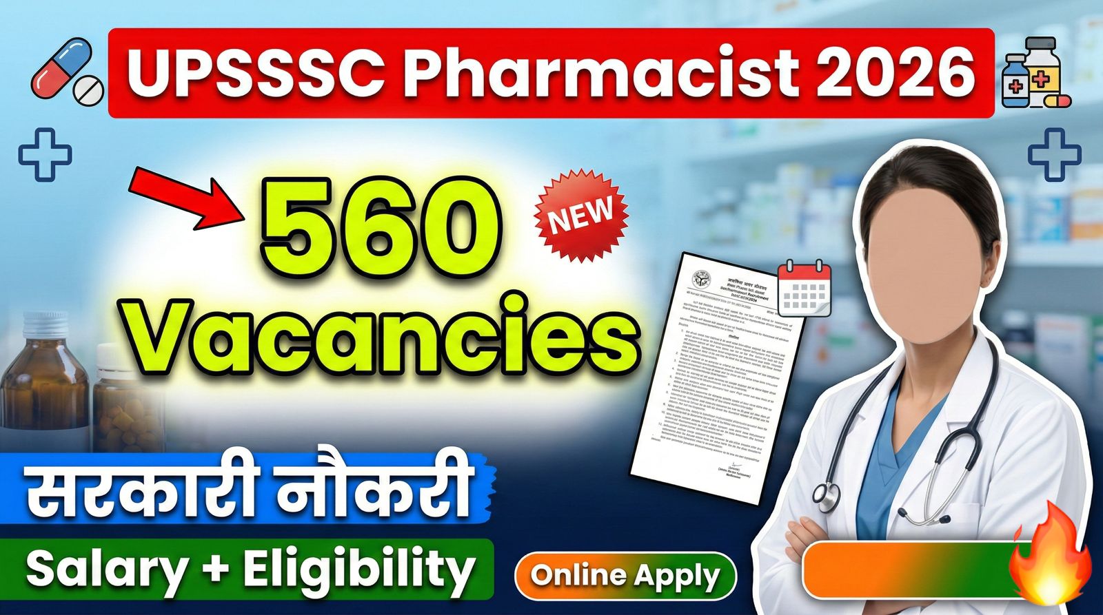 UPSSSC Pharmacist Recruitment 2026