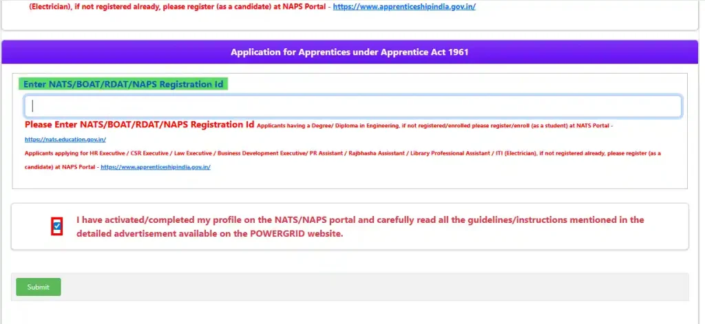 POWERGRID Apprentices Recruitment 2026