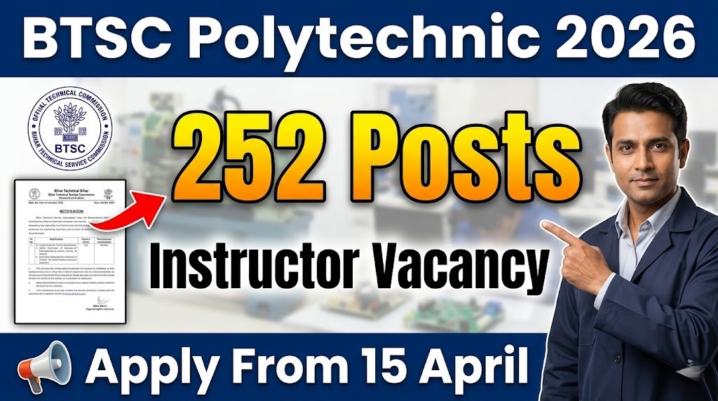 BTSC Polytechnic Instructor Recruitment 2026
