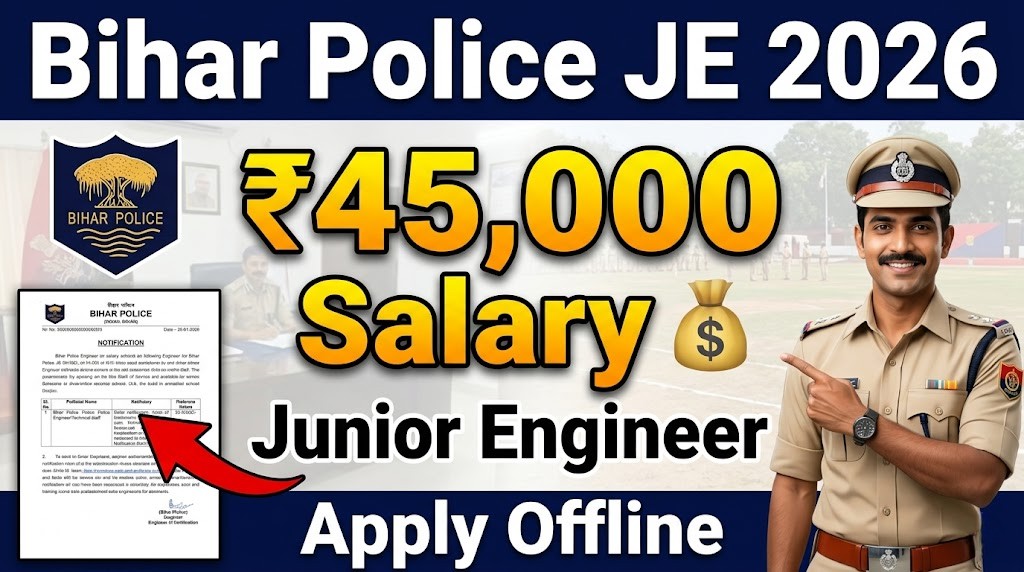 Bihar Police JE Vacancy 2026