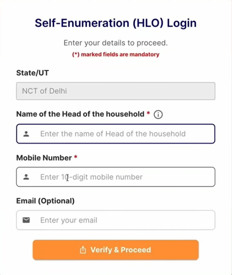 DGQA Recruitment 2026 Bharat Janaganana 2027 step 3