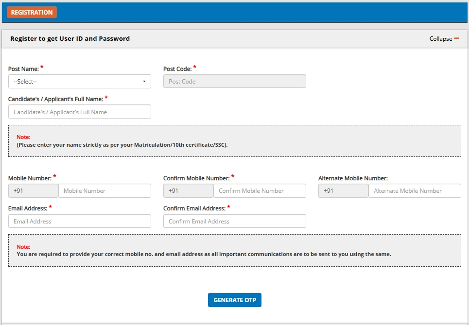 IRFC Assistant Recruitment 2026 Step 3