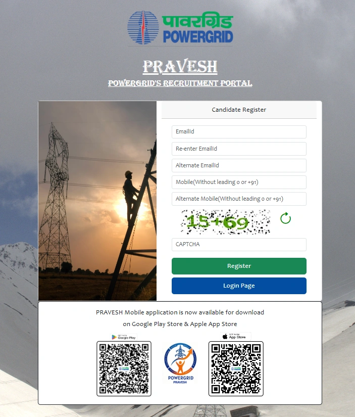 PGCIL Non Executive Recruitment 2026 register