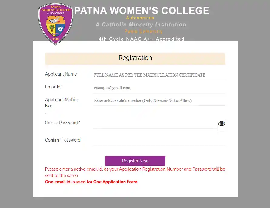 NPCI se Aadhar Link Registartion form link for Patna Women's College Admission Form 2026