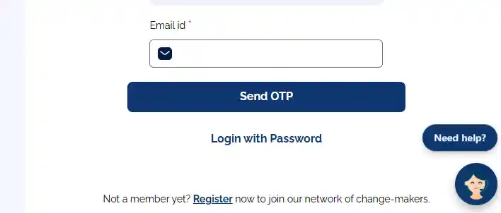 Registration option for NHAI Summer Internship 2026