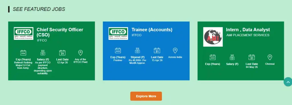 Trainee (Accounts) post option for IFFCO Trainee Recruitment 2026