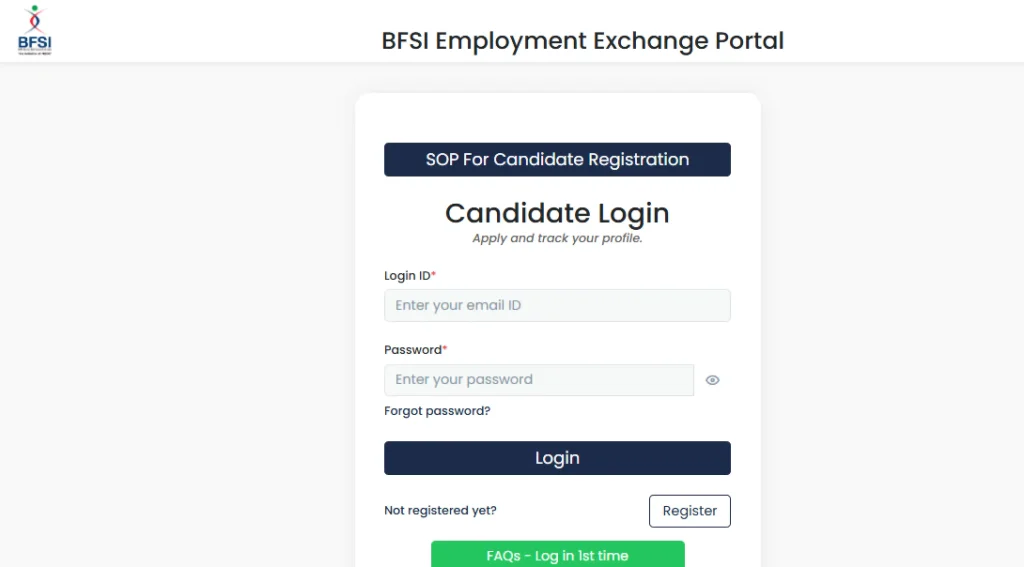 Login form image of Union Bank of India Apprentice Recruitment 2026