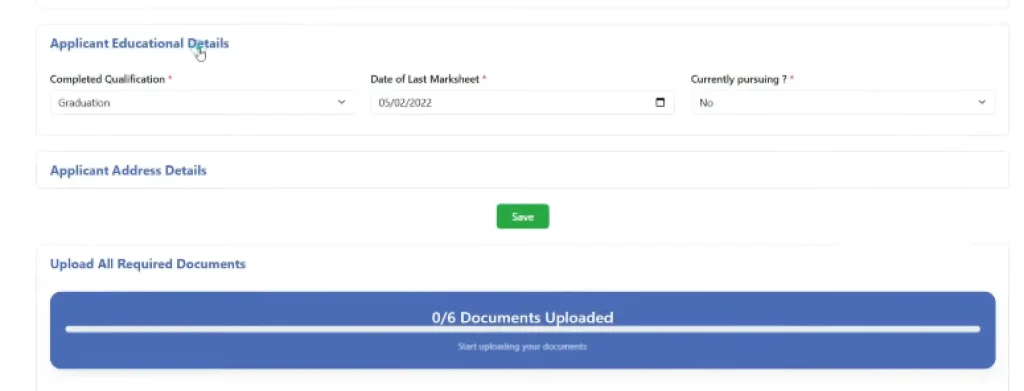Select education detail for Bank of India Apprentice Recruitment 2026
