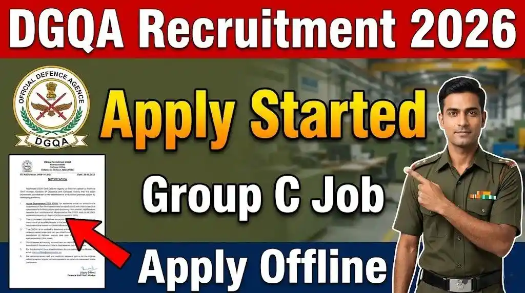 DGQA Recruitment 2026
