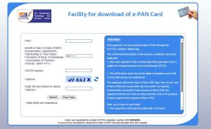 Pan Card Download