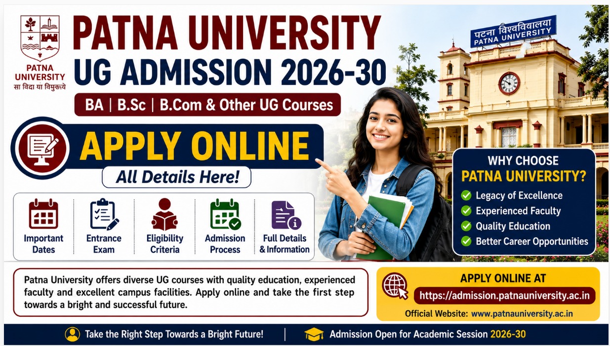 Patna University UG Admission 2026 Patna University UG Admission 2026