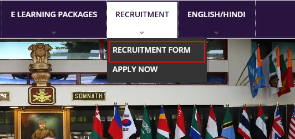 DSSC Recruitment 2026 Recruitment form for DSSC Recruitment 2026