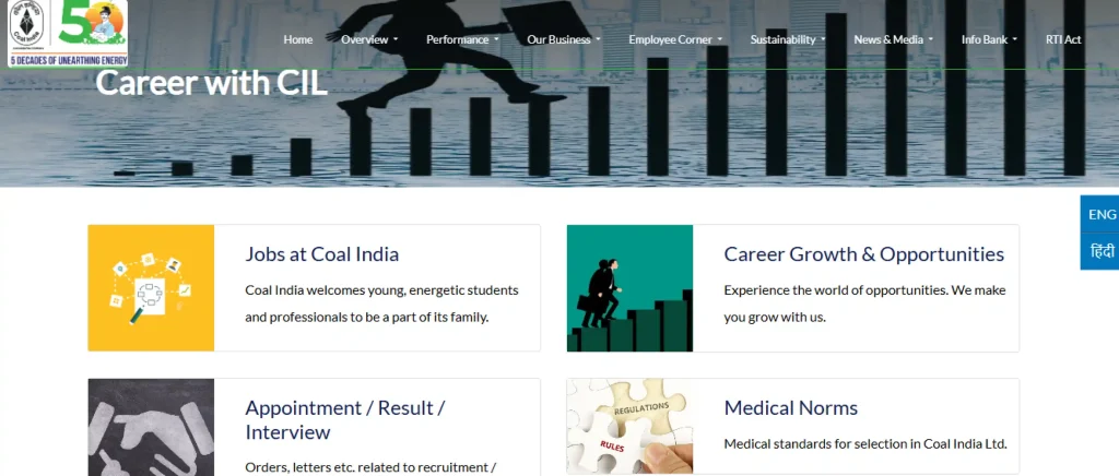 Job at Coal India for Coal India Management Trainee Recruitment 2026