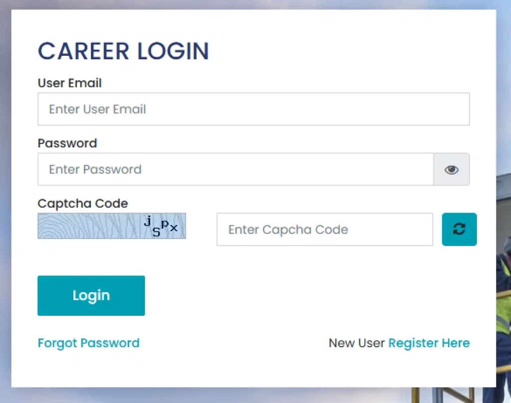 Login and Registration option for AAICLAS Security Screener Recruitment 2026