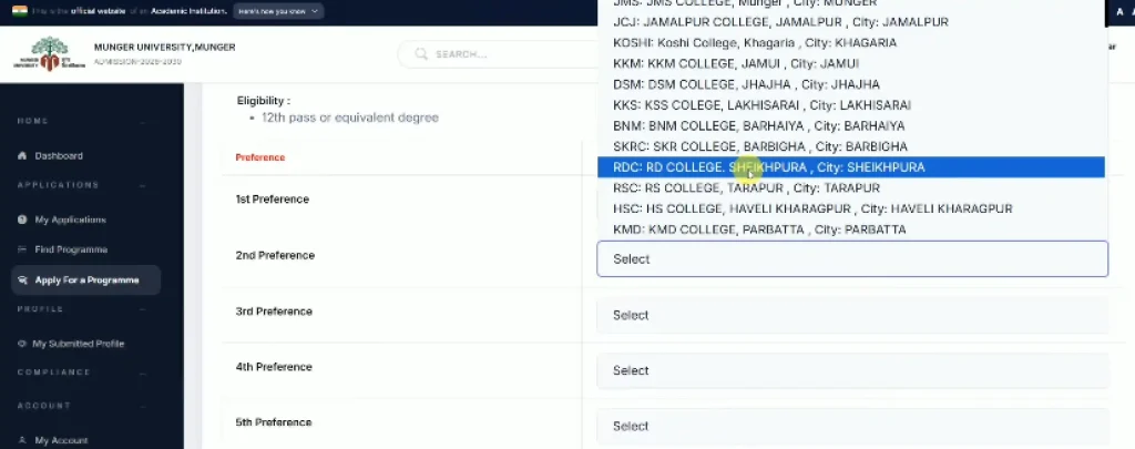 Munger University UG Admission 2026