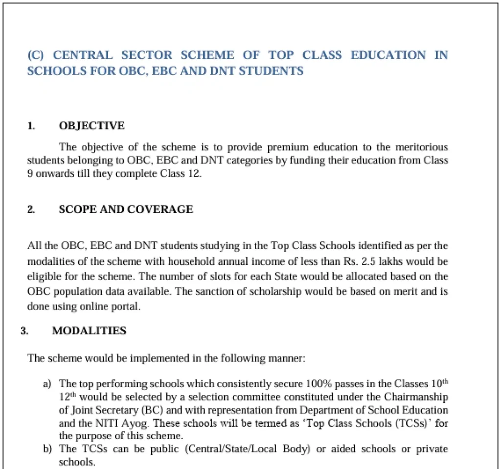 Notification image of PM Yashasvi Scholarship Yojana 2026