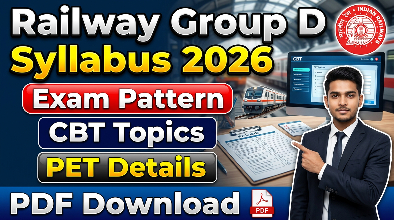 Railway Group D Syllabus 2026 Railway Group D Syllabus 2026