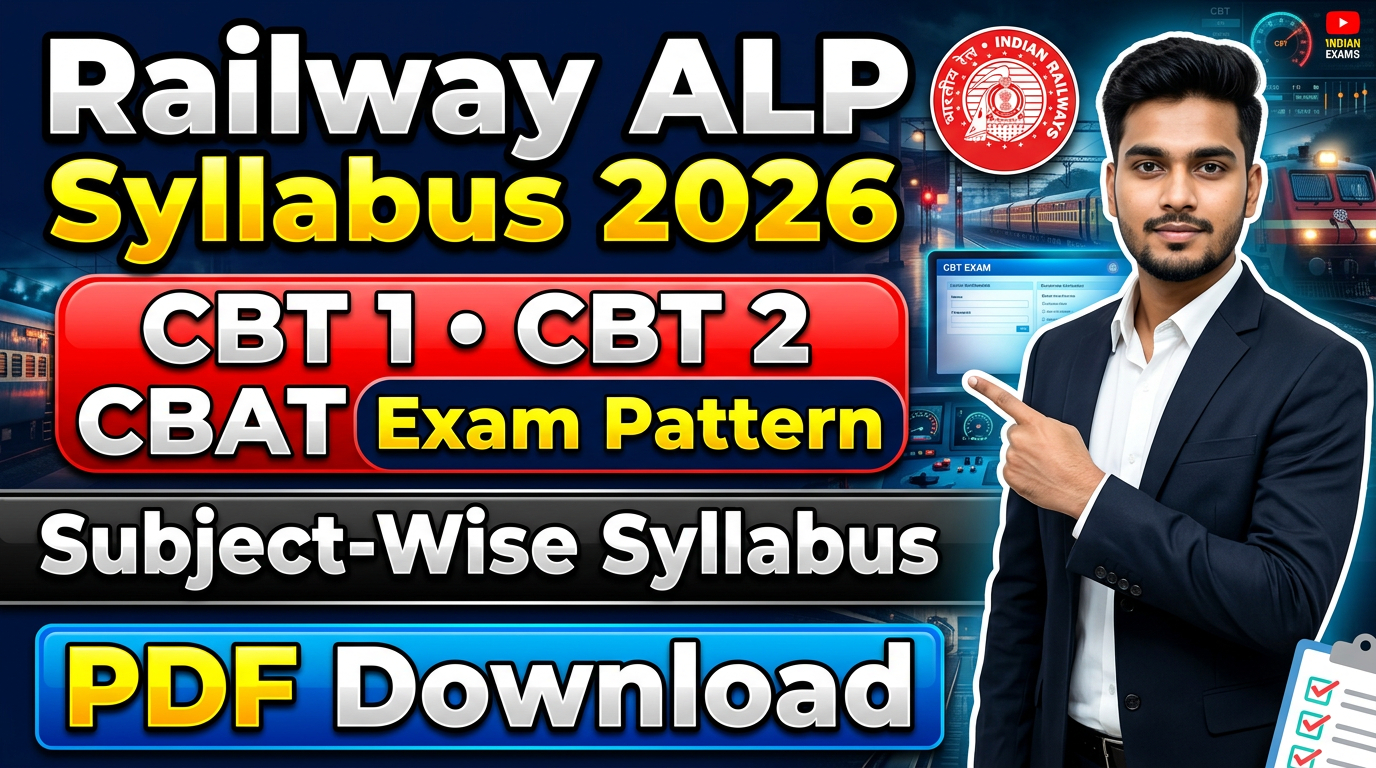 Railway ALP Syllabus 2026