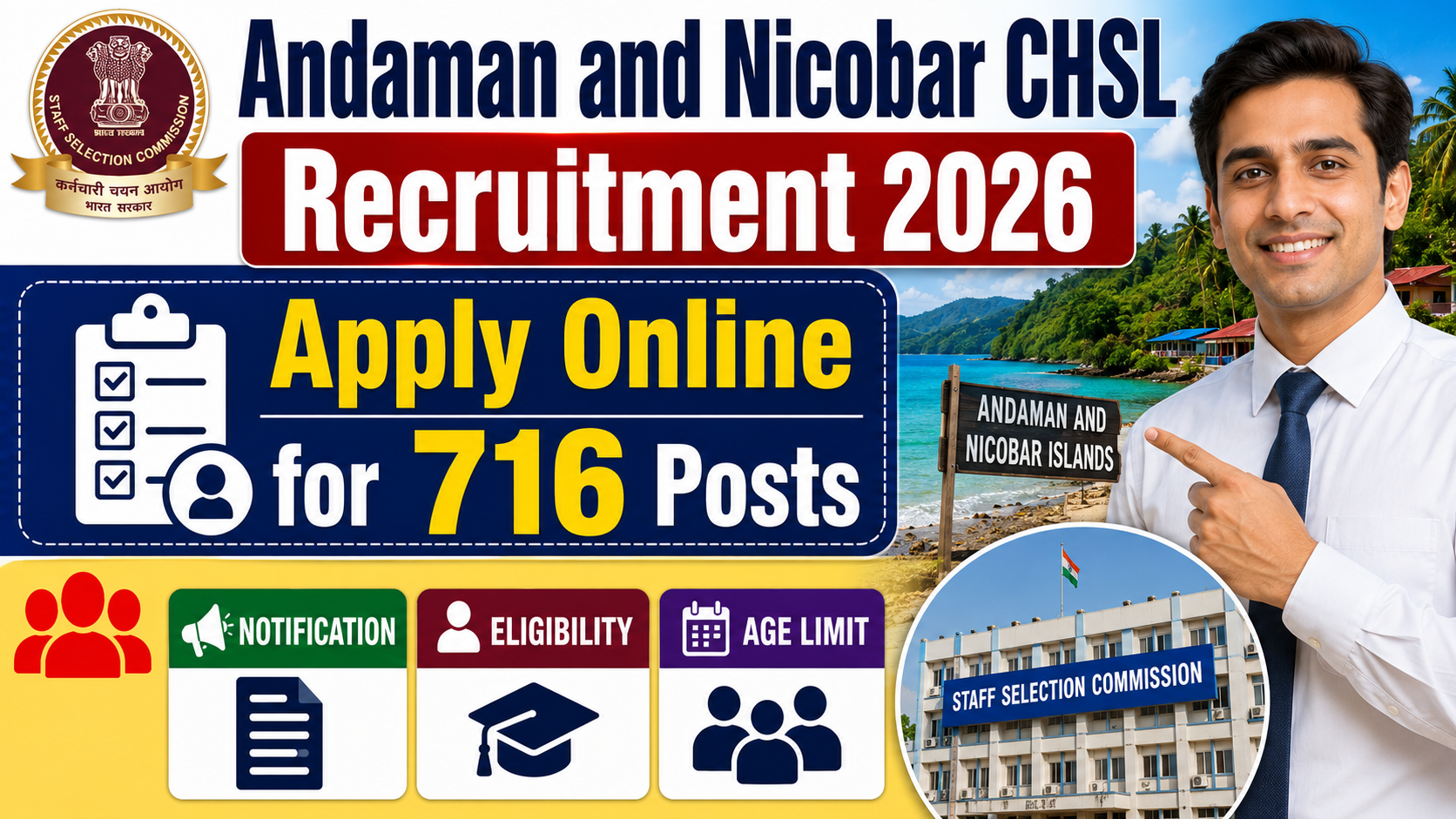 Andaman and Nicobar CHSL Recruitment 2026