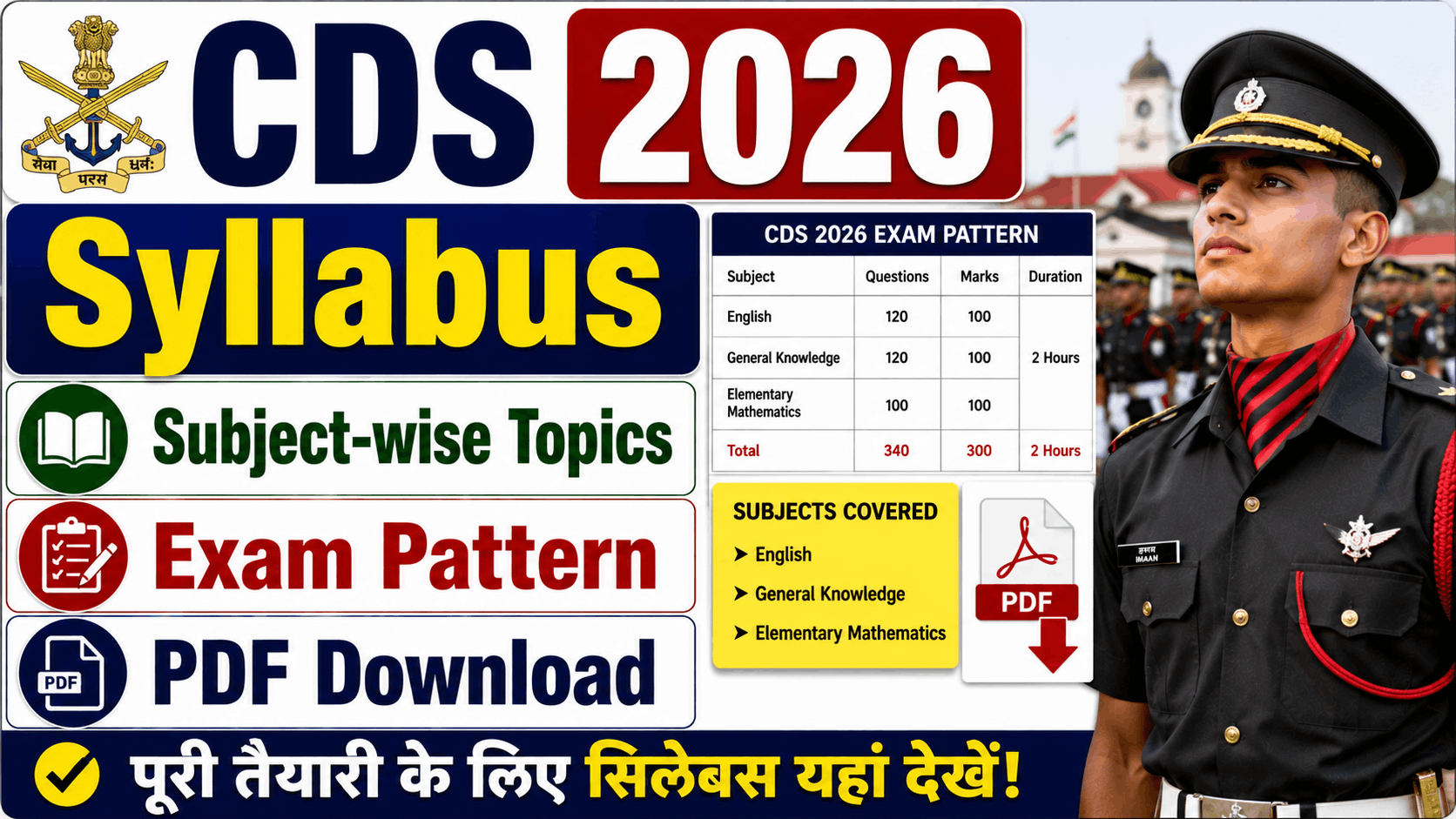 CDS Syllabus 2026