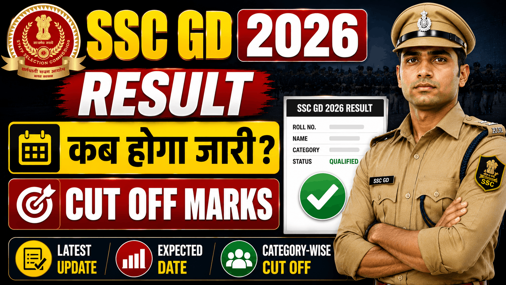 SSC GD Result 2026 SSC GD Result 2026