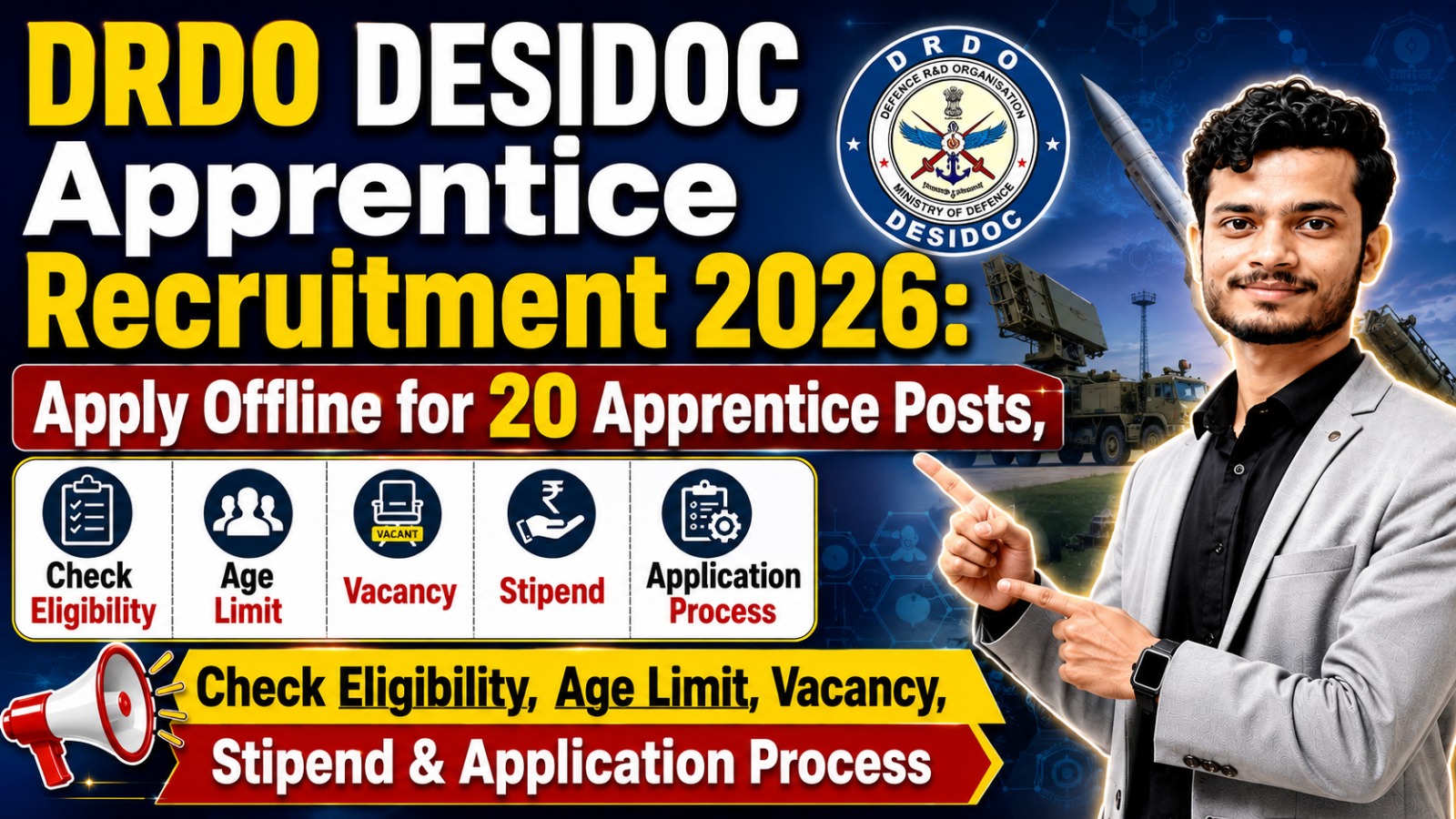 DRDO DESIDOC Apprentice Recruitment 2026