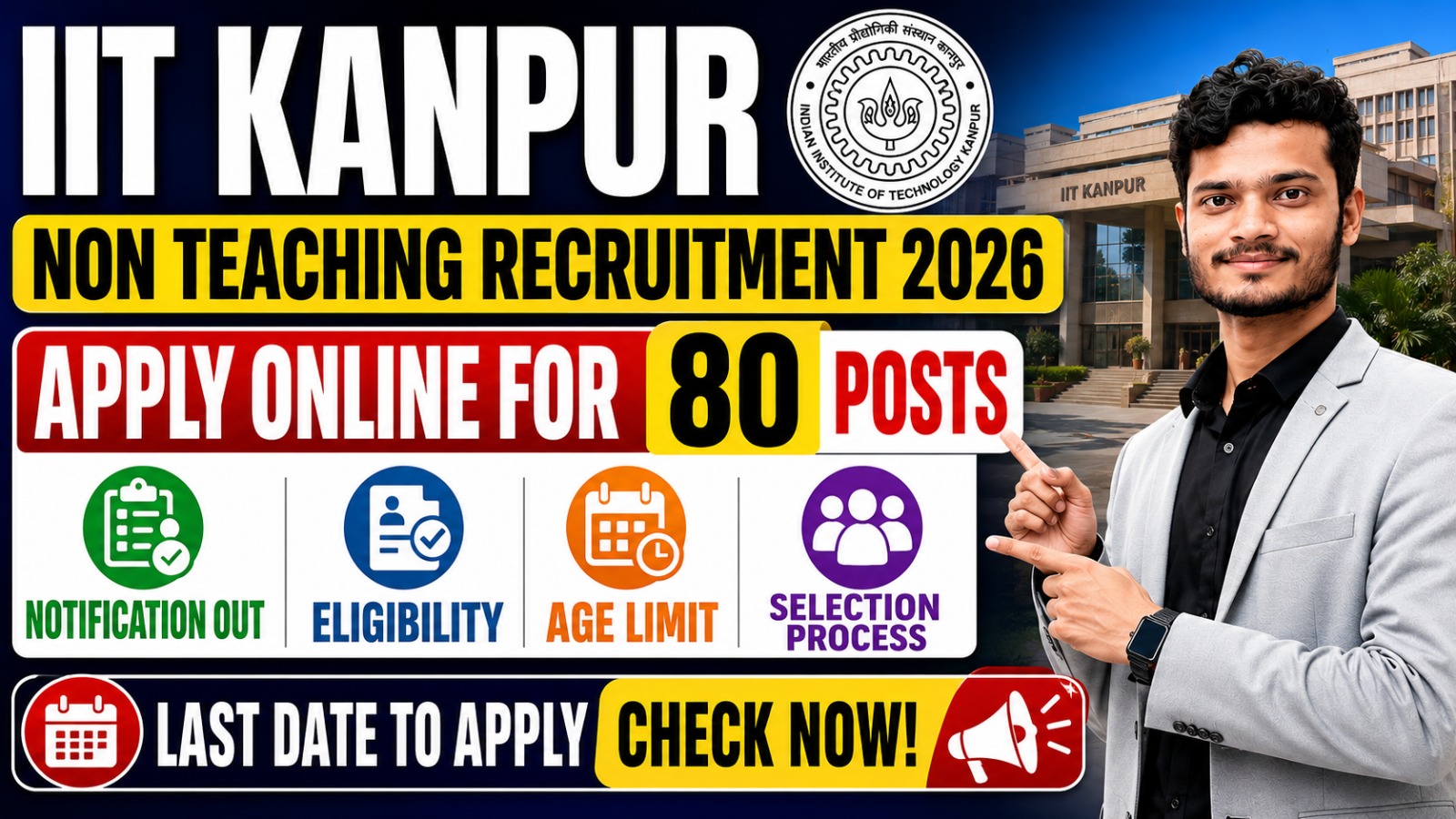 IIT Kanpur Non Teaching Recruitment 2026