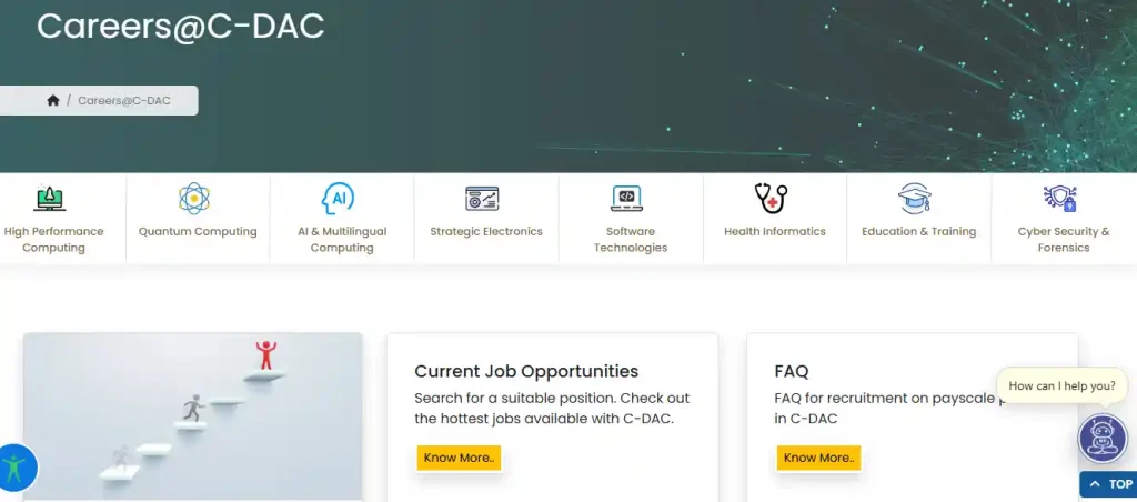 PM Vishwakarma Yojana 2026 Currect Job option for CDAC Recruitment 2026