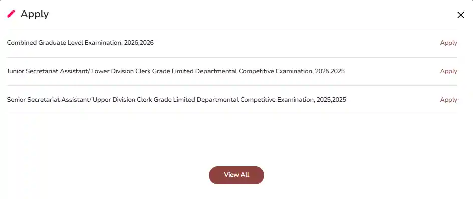 Apply Process for SSC JSA / LDC LDCE 2025
