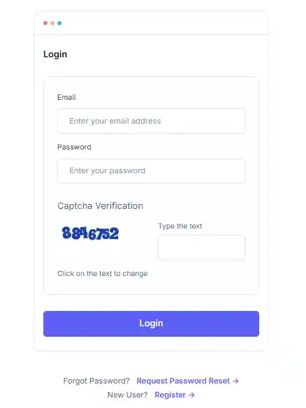 Login form for CSU Delhi Teaching Vacancy 2026