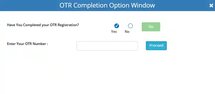 OTR option for UP PCS Recruitment 2026