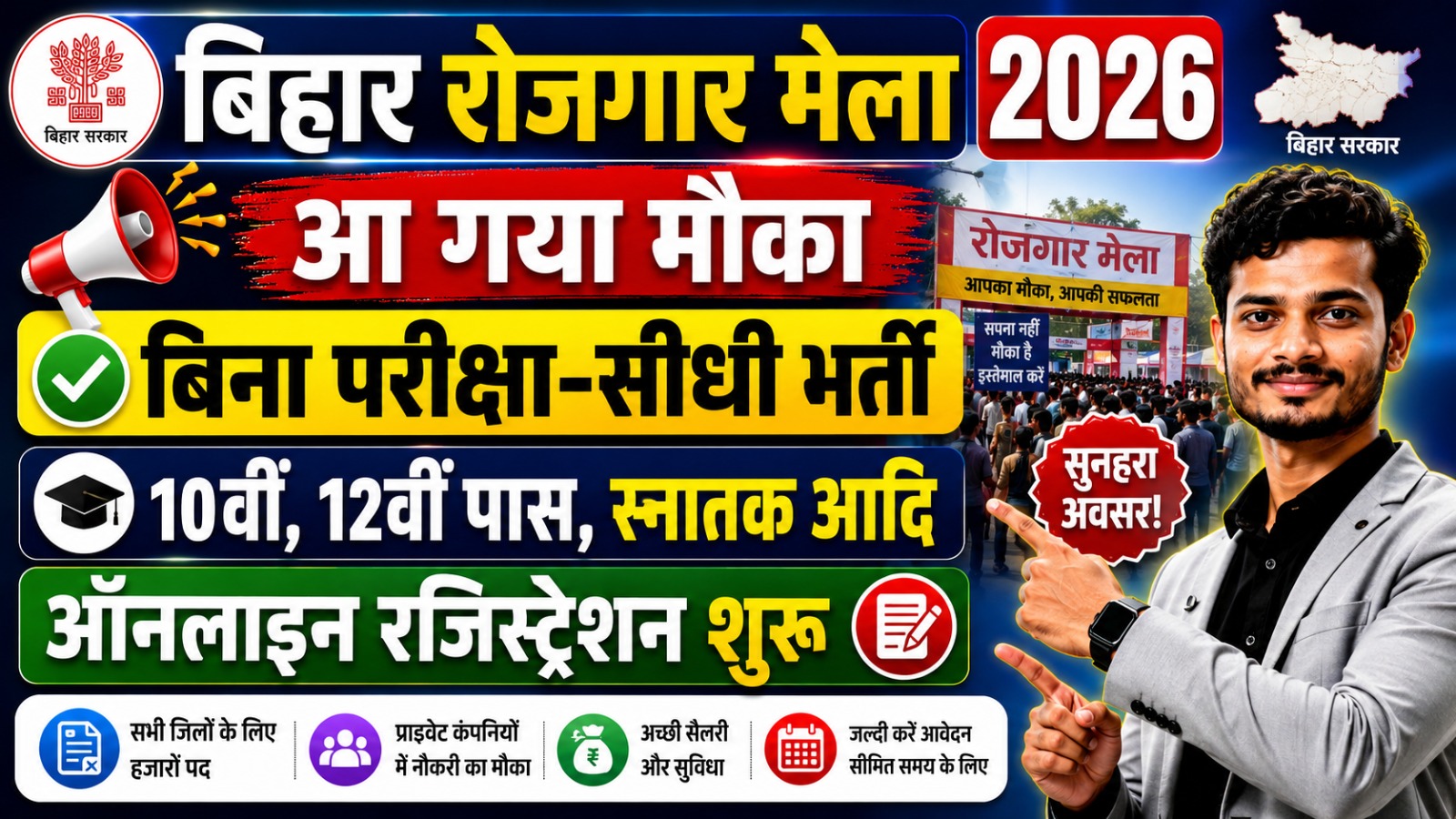 Bihar Rojgar Mela 2026 Bihar Rojgar Mela 2026