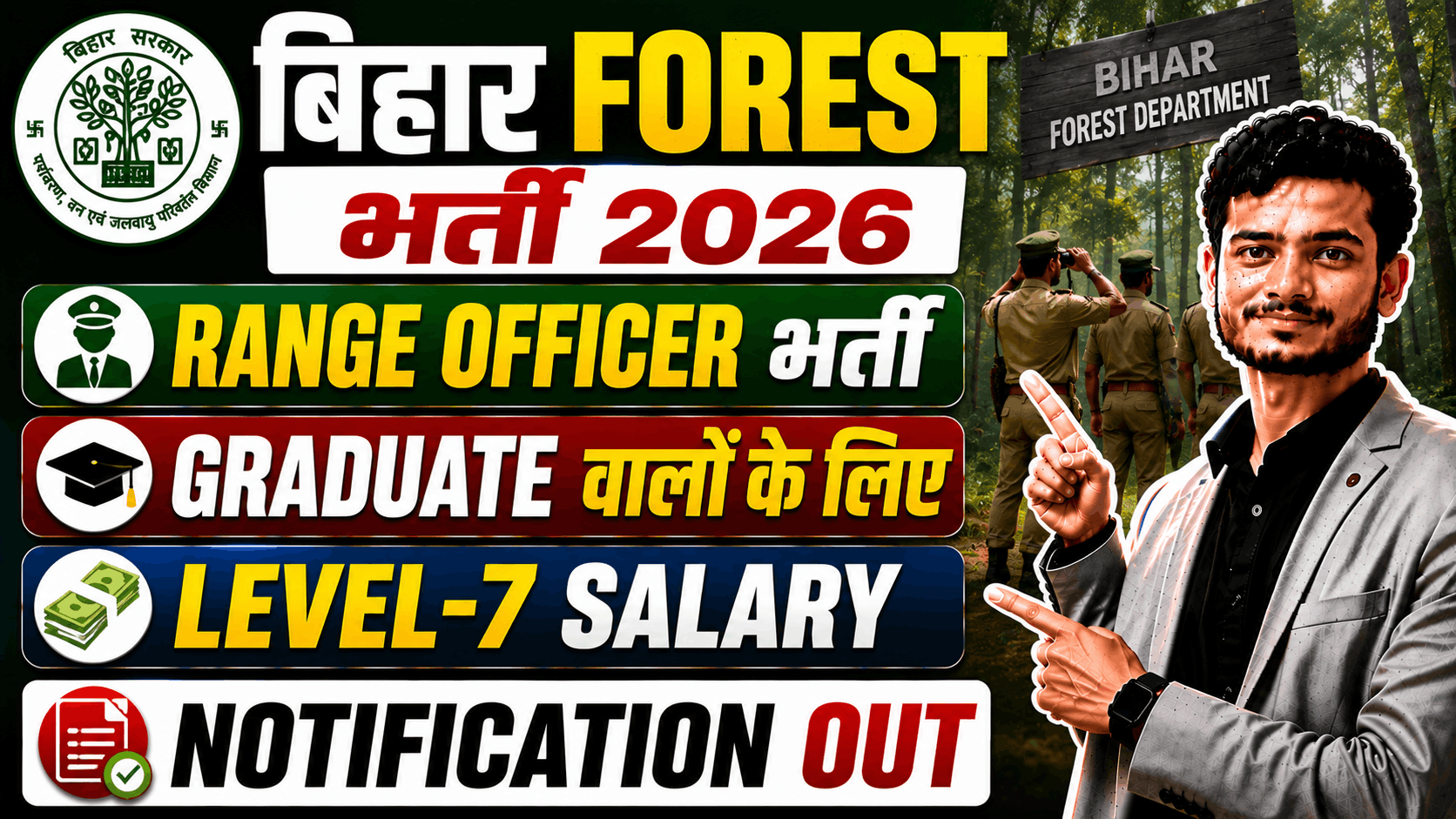 Bihar Forest Range Officer Vacancy 2026
