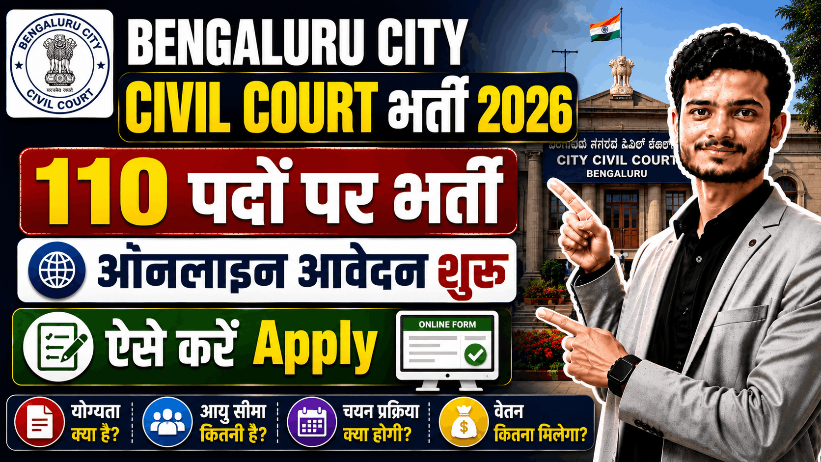Bengaluru City Civil Court Recruitment 2026