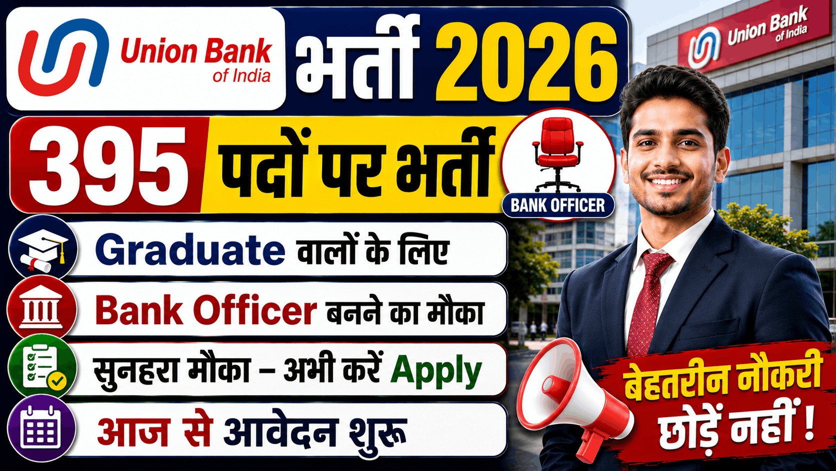 Union Bank of India SO Recruitment 2026 Union Bank of India SO Recruitment 2026