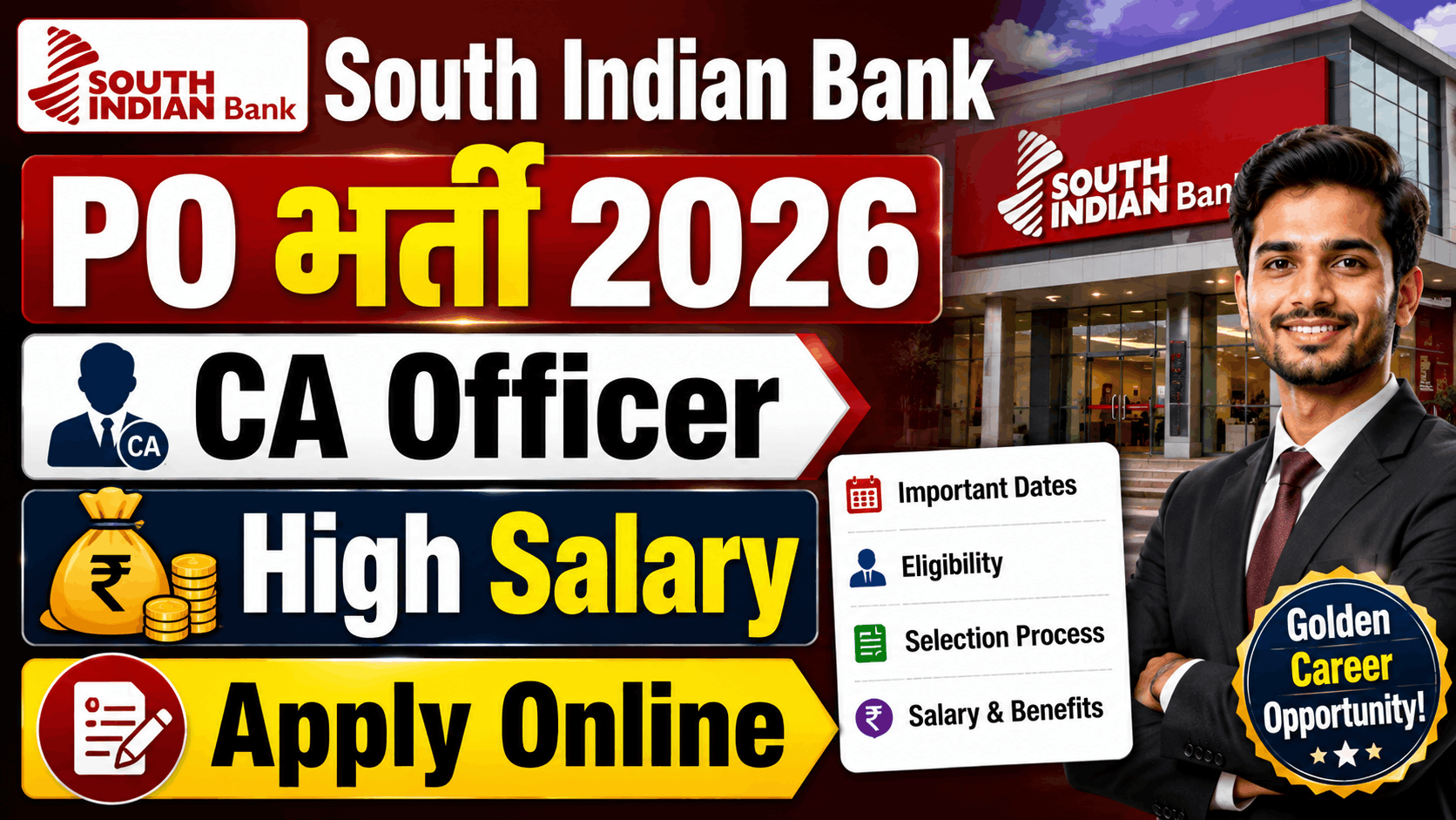 South Indian Bank PO Recruitment 2026