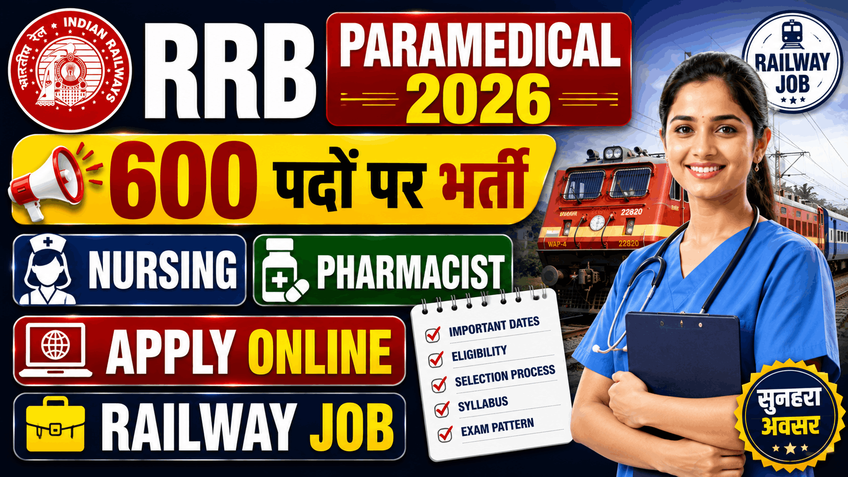 RRB Paramedical Recruitment 2026